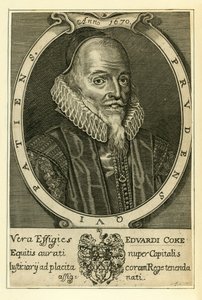 Sir Edward Coke by English School