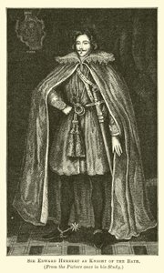 Sir Edward Herbert as Knight of the Bath by English School