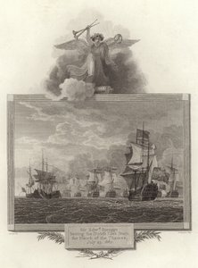 Sir Edward Spragge Forcing the Dutch Fleet from the Mouth of the Thames, July 23, 1667