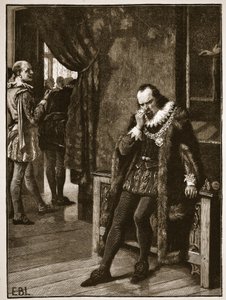 Sir Francis Bacon Waiting an Audience of Buckingham, Illustration from Cassell