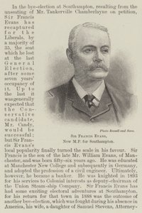 Sir Francis Evans, New MP for Southampton by English School