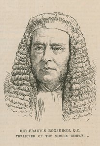Sir Francis Roxburgh, Treasurer of the Middle Temple
