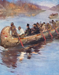 Sir George Simpson on his tour of inspection from Hudson Bay to the Pacific Coast