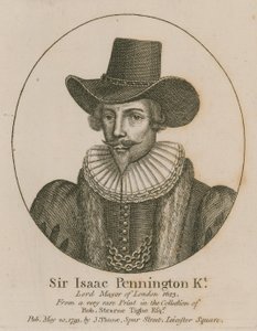 Sir Isaac Pennington, Lord Mayor of London 1643 by English School