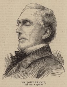 Sir John Rennie by English School