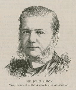 Sir John Simon, Vice-President of the Anglo-Jewish Association