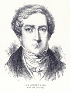 Sir Robert Peel by English School