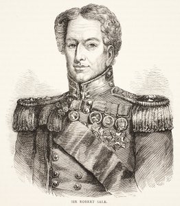 Sir Robert Sale, illustration from Cassell