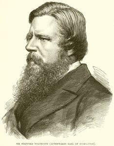 Sir Stafford Northcote (Afterwards Earl of Iddesleigh) by English School