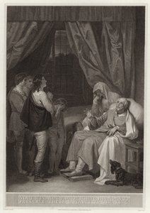 Sir T Windham Admonishing his Sons to Preserve their Loyalty to the King by English School