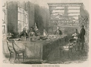 Sitting of the Board of Health by English School