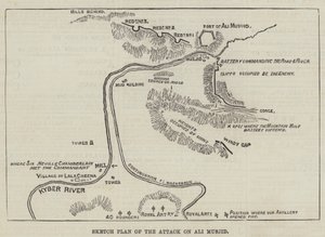 Sketch Plan of the Attack on Ali Musjid