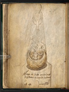 Sketch for an alchemical drawing, England
