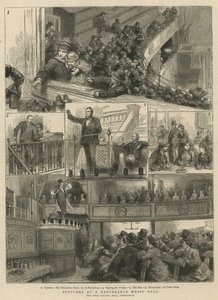 Sketches at a Temperance Music Hall, The Great Central Hall, Bishopsgate