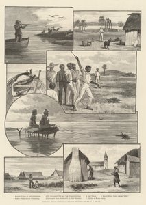 Sketches at an Australian Mission Station by English School