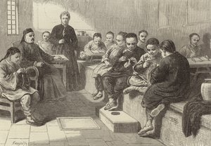 Sketches in China by English School