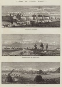 Sketches in Eastern Turkestan by English School