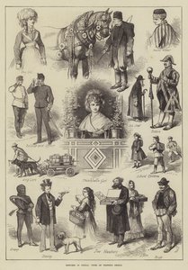 Sketches in Vienna, Types of Viennese People by English School