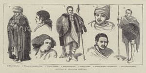Sketches of Abyssinian Costumes by English School