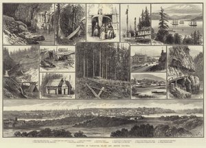 Sketches of Vancouver Island and British Columbia by English School