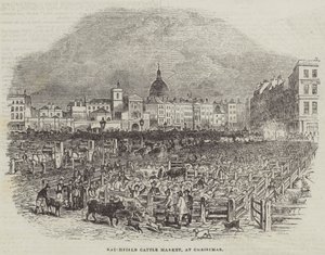 Smithfield Cattle Market, at Christmas