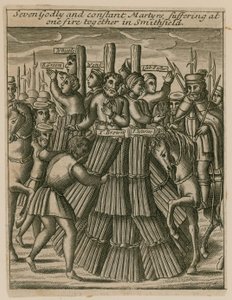 Smithfield Martyrs by English School