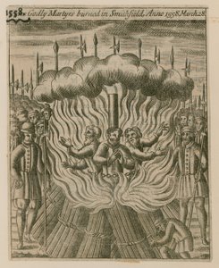 Smithfield Martyrs by English School