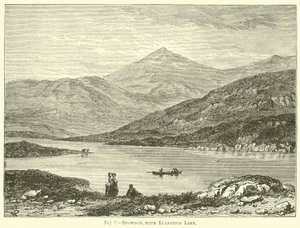 Snowdon, from Llanberis Lake by English School