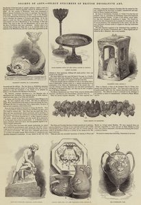 Society of Arts, Select Specimens of British Decorative Art (engraving) by English School