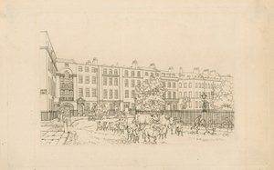 Soho Square, Looking West by English School