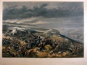 Soldiers at the Battle of Inkerman during the Crimean War, 5th November 1854, 1855 by English School