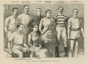 Some English Lawn Tennis Players by English School