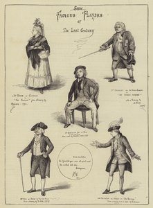 Some Famous Players of the Last Century by English School