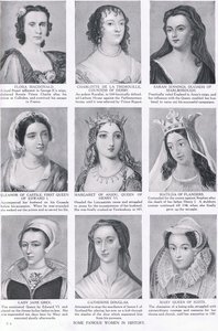 Some Famous Women in History, Illustration from Hutchinson