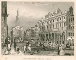 Somerset House and St Mary-le-Strand, The Strand, London