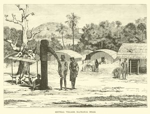 Sonthal Village, Rajmahal Hills by English School