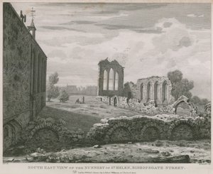 South East View of the Nunnery of St Helen, Bishopsgate Street, London