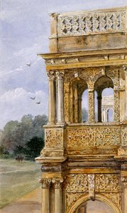 South Porch, Audley End House, Late 19th Century by English School