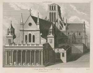 Southwest view of Old St Paul