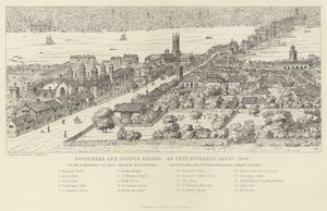 Southwark and London Bridge as they appeared about 1546 by English School