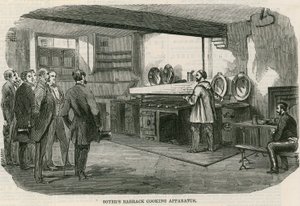Soyers Barrack cooking apparatus by English School