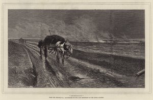 Spindrift (engraving) by English School