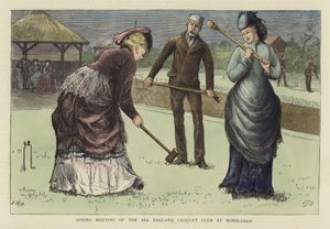 Spring Meeting of the All England Croquet Club at Wimbledon by English School