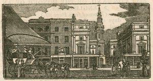 St Brides Church, Fleet Street, London by English School