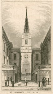 St Brides Church, Fleet Street, London