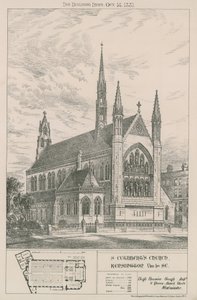St Cuthberts Church, Kensington by English School