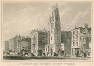 St Dunstans Church, Fleet Street, London