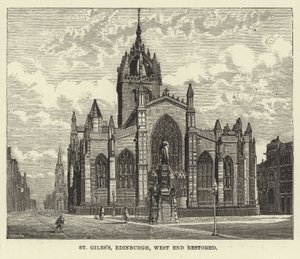 St Giles, Edinburgh, West End Restored by English School