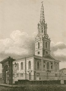 St Giles in the Fields, London by English School