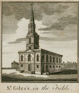 St Giles in the Fields, London by English School